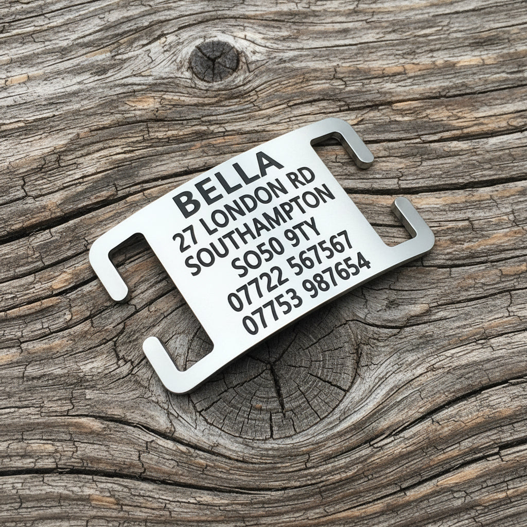 15mm Stainless Steel Agility Collar Tag