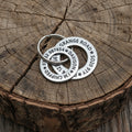 Stainless steel washer style Dog ID Tags. Laser Engraved - Long Life