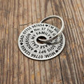 40mm engraved penny washer ID tag