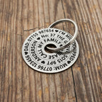 40mm engraved penny washer ID tag