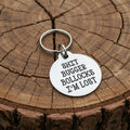 Pet Dog ID Disc Tag. Thick stainless steel, personalised.