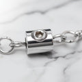 Stainless steel Hex Lock Locking Clasp for Day Collars 5.6mm x 5.5mm barrel.