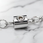 Stainless steel Hex Lock Locking Clasp for Day Collars 5.6mm x 5.5mm barrel.