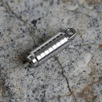Stainless steel day collar Hex Lock Key. Master key,  Keyring, Necklace. 8mm diameter