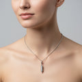 Stainless steel day collar Hex Lock Key. Master key,  Keyring, Necklace. Clasp Key. 8mm diameter