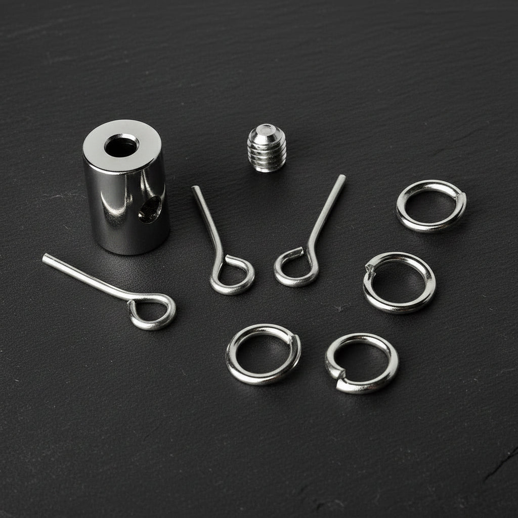 stainless steel long hex lock set